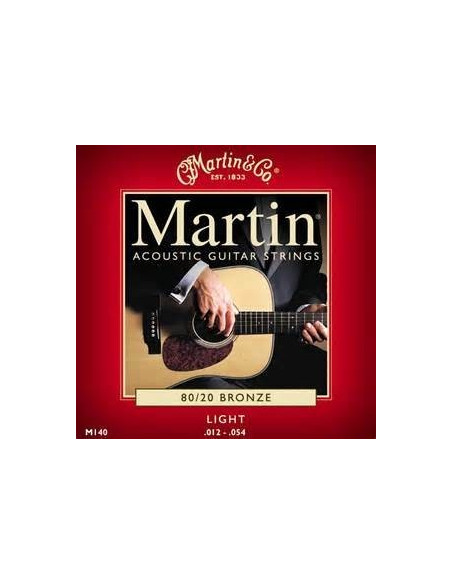 Martin M140 set 80/20 bronze acoustic string 012/054