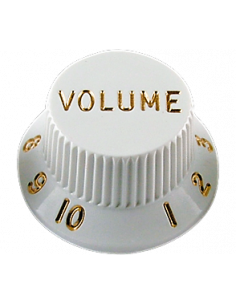 Boton Volumen Fender White estilo