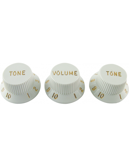Botones Set Estilo Fender White estilo