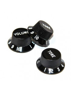 Botones Set Fender Black estilo