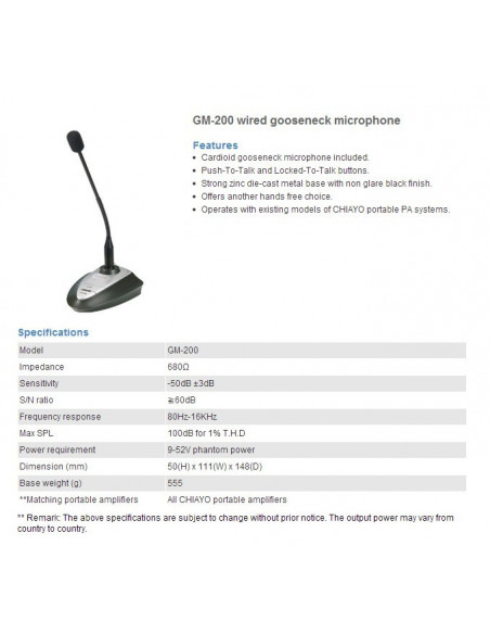 Chiayo GM-200