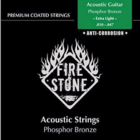 Fire&Stone Acústica Bronce Anti-corrosión Extra-Light 10-47