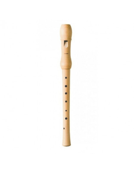 Hohner 9565 C soprano digitacion alemana flauta dulce madera de peral.
