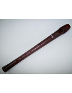 Hohner flauta una pieza plastico color rojo dig. alemana.