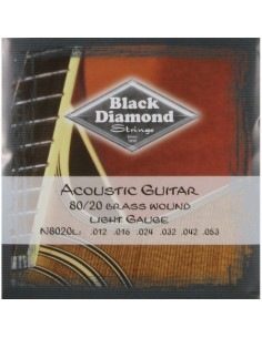 Black Diamond N8020L 012/053 Jgo Acust. Set