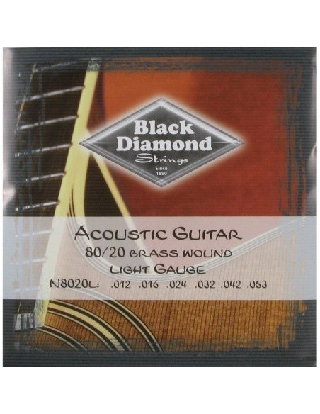 Black Diamond N8020L 012/053 Jgo Acust. Set