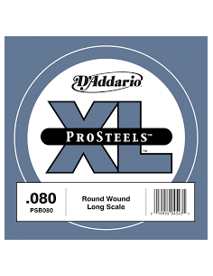 D'addario PSB080 Cuerda bajo Prosteel Long Scale