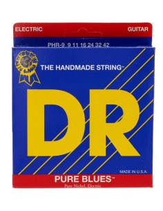 DR PHR9 9-42 Pure Blues Vintage puro nickel