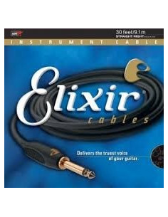 Elixir 92630 30 feet/9.1m jack recto - jack codo cable