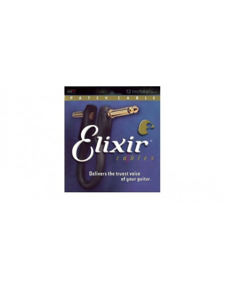 Elixir 92412 30cm jack codo - jack codo cable