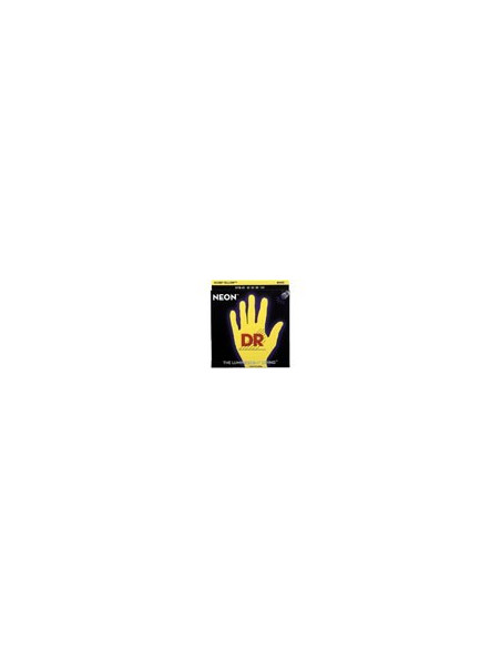 DR NYB45Juego Bajo 4 cuerdas NEON Yellow 45-105