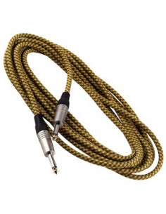 RockCable RCL30203TCD 3m Tela Oro recto - Jack recto