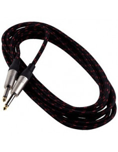 RockCable RCL30206TCC 6m Tela Negro - Jack recto