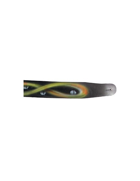 Backline AB24FL Correa Aerografo Trenza con Calaveras