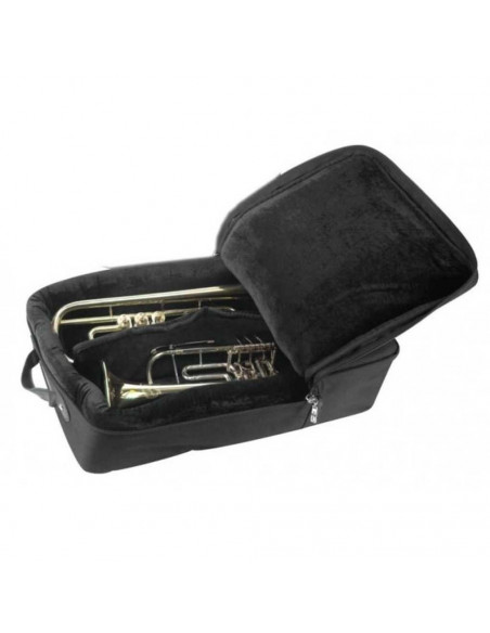 Rockbag RB26040B Funda Rockbag De Luxe Doble Trompeta