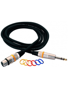 RockCable RCL30386D6FBA 6m XLR hembra -  Jack recto...
