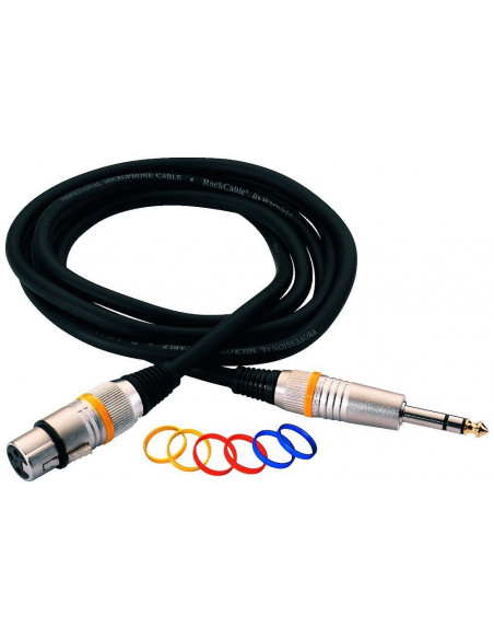RockCable RCL30386D6FBA 6m XLR hembra -  Jack recto Balanceado