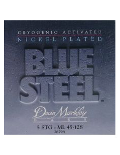 Dean Markley 2678A  Bajo 5 cuerdas Blue Steel NPS 45-125 Jgo
