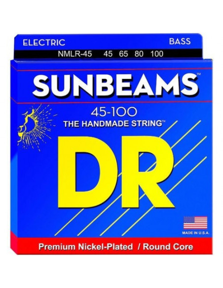 DR NMLR45 Juego Bajo 4 cuerdas Sunbeam 45-100