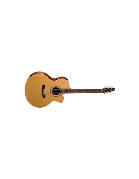 Seagull PMJCE Guitarra Electroacustica Serie Maritime Formato Mini Jumbo Cutaway