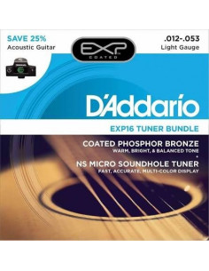 D'addario EXP16-CT15 pack jgo + turner