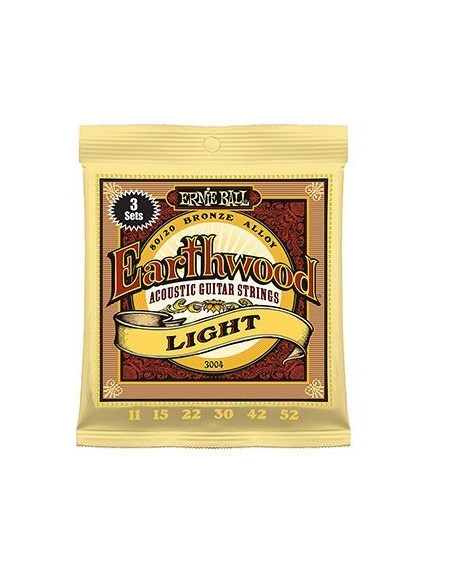 Ernie Ball Earthwood BZ 11-52 Pack 3