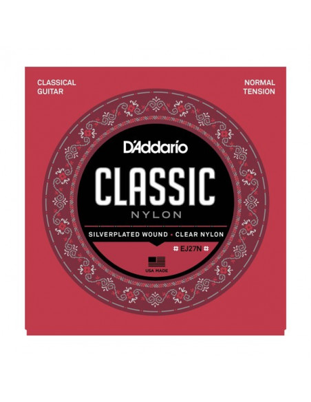 Daddario EJ27N Juego Cuerdas Guitarra Clasica