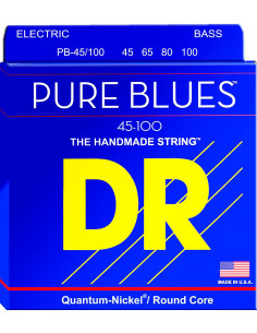 DR Bajo 4 cuerdas Pure Blues 45-100