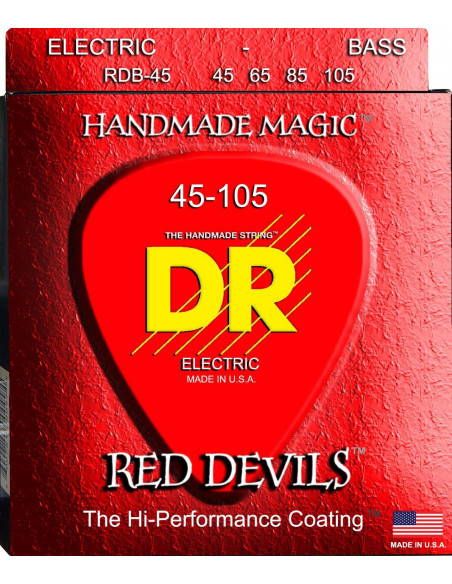 DR Bajo 4 cuerdas Red Devils 45-105