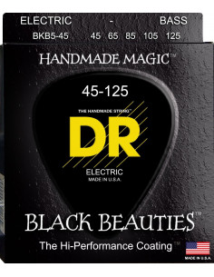 DR Bajo 5 cuerdas Black Beauties 45-125