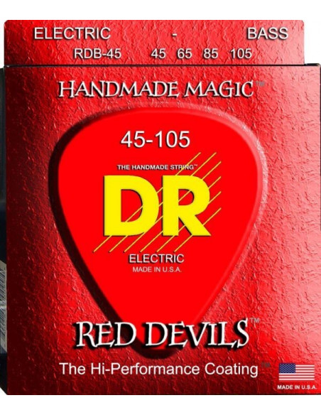 DR Bajo 5 cuerdas Red Devils 45-125