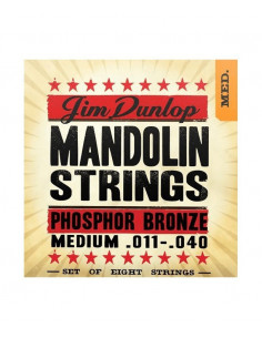 Dunlop Mandolina Fosforo Bronce 11-40