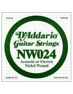 D'addario NW24 cuerda acust/elec