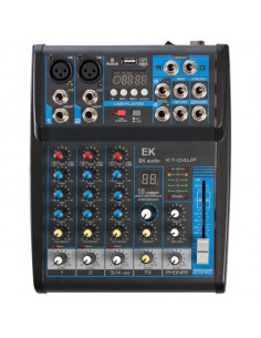 EK AUDIO KT04UP MESA DE MEZCLAS CON EFECTOS