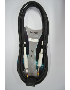 BESPECO DRAG300 BK Cable Jack Jack 3 metros