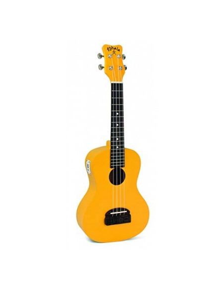 Ukelele Concert Kohala Tiki KT-CTYE Amarillo Con Afinador