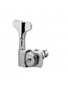 Clavijero Schaller Bajo M4SL 4 en linea (cromo)