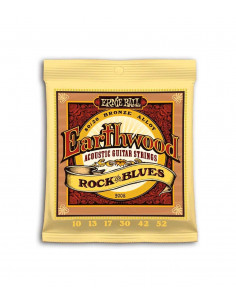 ERNIE BALL 2008 EARTHWOOD 80/20 BRONZE ROCK BLUES 10-52