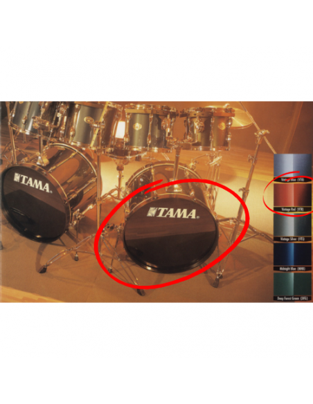 BOMBO TAMA ROCKSTAR RDB22D VTR VINTAGE RED