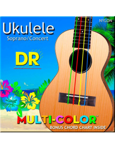 DR UMCSC Ukelele Multicolor Soprano/Concert