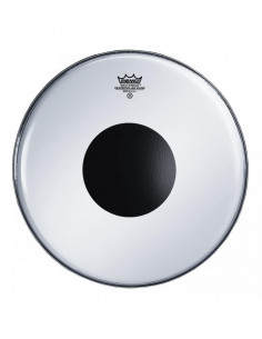 Remo Controlled Sound Smooth White Black Dot 13 CS-0313-10