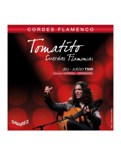 CUERDAS GUITARRA CLASICA FLAMENCA SAVAREZ TOMATITO T50R...