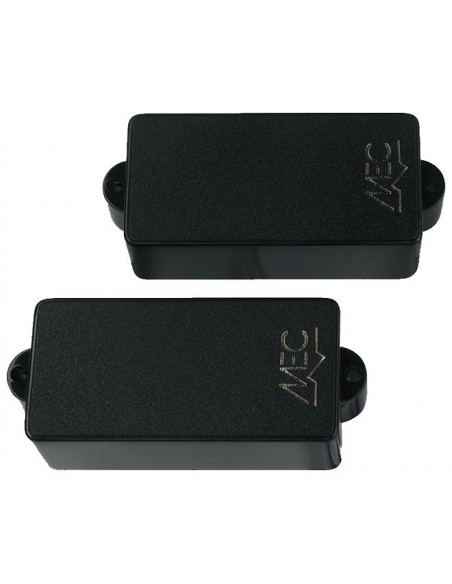 MEC 60200 B Active P-Style Bass Pickup, Metal Cover, 4-String - Black Chrome