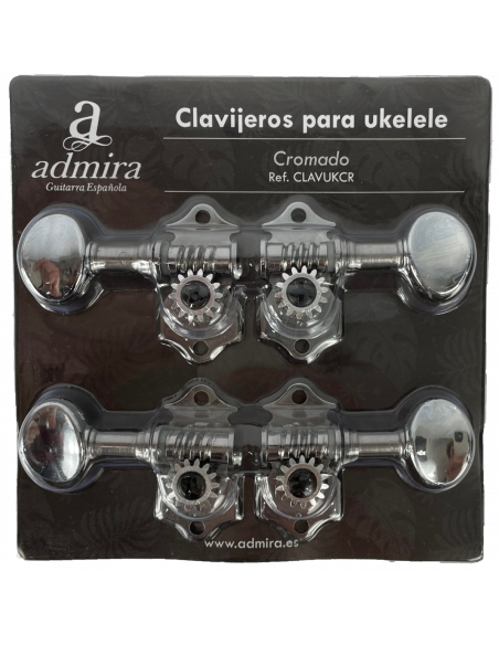 CLAVIJERO ADMIRA PARA UKELELE CROMADO