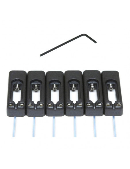 Graph Tech GHOST PICKUPS WILKINSON VS-100 STYLE BRIDGE (6PCS) PN-8200-00