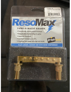Graph Tech PS-8861-G0 Puente ResoMax 6mm Dorado