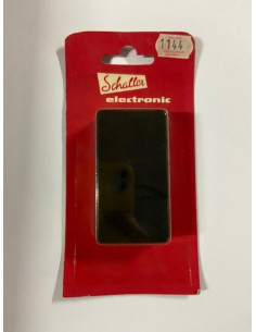 SCHALLER Tapa Pastilla Metal 8 Agujeros Negro 83-1144