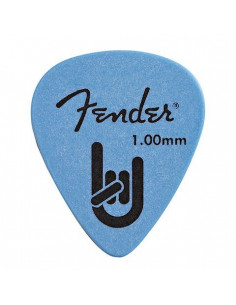 Pack de 12 puas azules FENDER Heavy 1mm