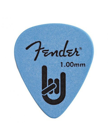 Pack de 12 puas azules FENDER Heavy 1mm