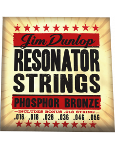 Jim Dunlop Resonator Strings Phosphor Bronze 016-056
